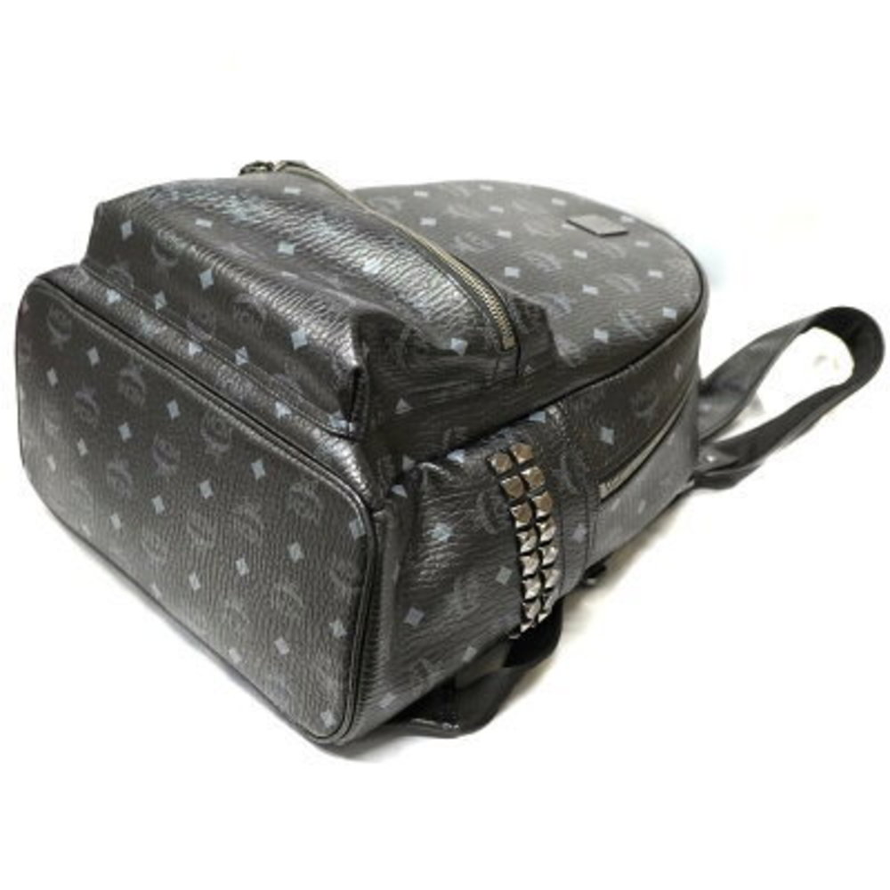 Mcm Backpack Black Leather Studs - image 6